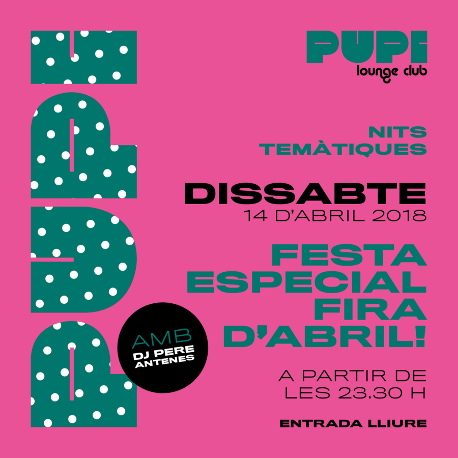 AGENDA I CURIOSITATS DE L’ABRIL A CAL PUPINET 2018
